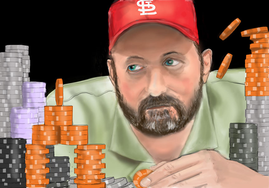 buff gay bartender cruising skinny man whose drink he's pouring